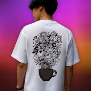Creative Coffee Doodle Tee