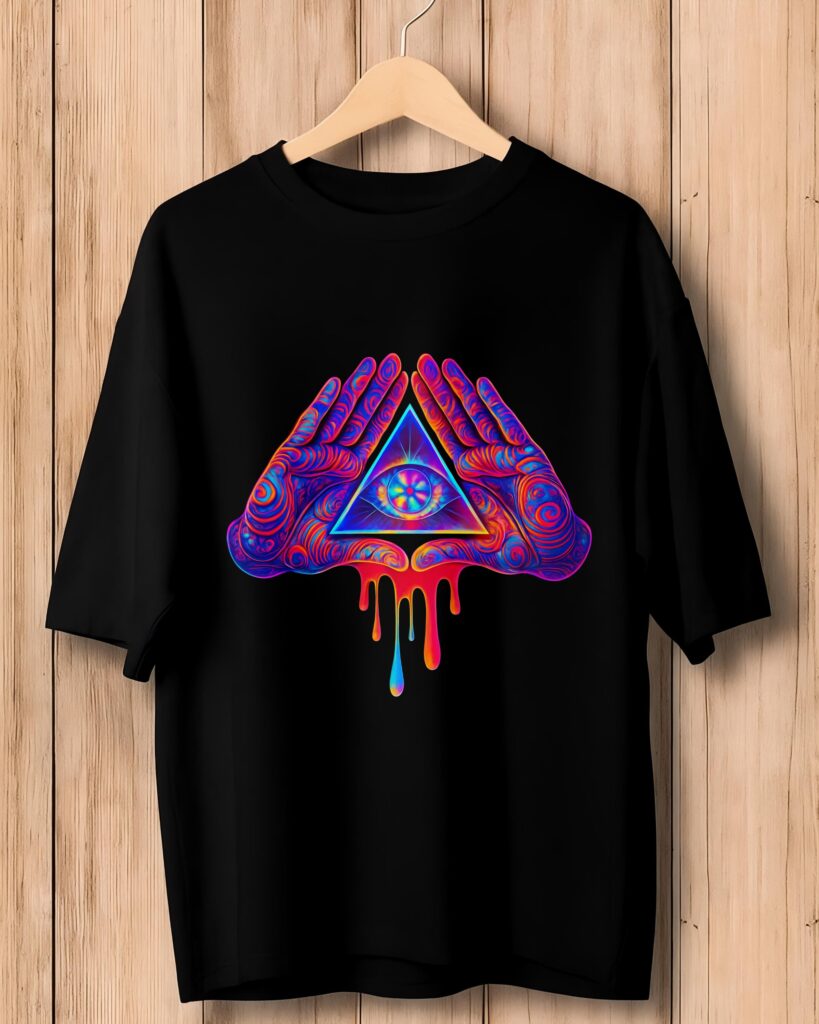 Eye of Illusions Trippy Oversized Tee