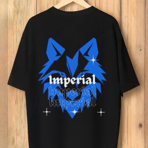 Blue Imperial Wolf Graphic Tee
