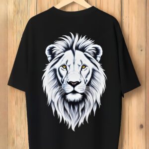 Majestic White Lion Head