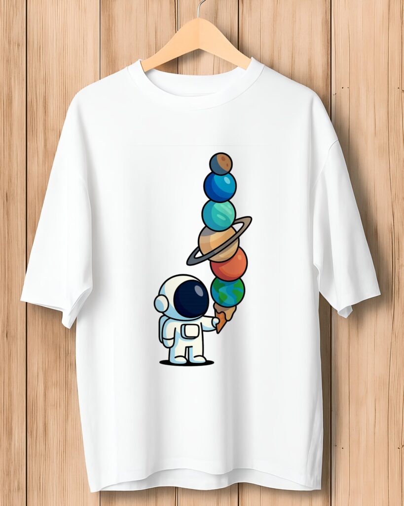 Space Ice Cream Astronaut