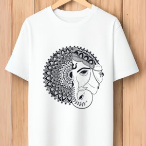 Half Mandala Ganesha Art